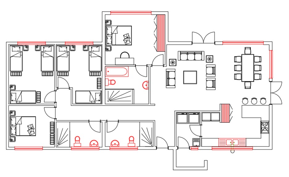 Plattegrond Maroela House